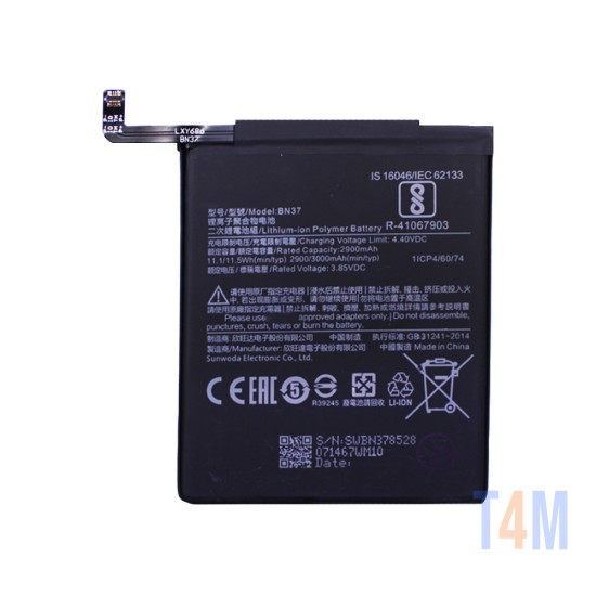 Bateria Xiaomi Redmi 6/6A BN37